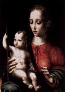 Luis de Morales Virgin and Child with a Spindle Spain oil painting artist